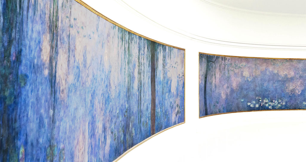 Tableaux de Monet au musée de l'Orangerie